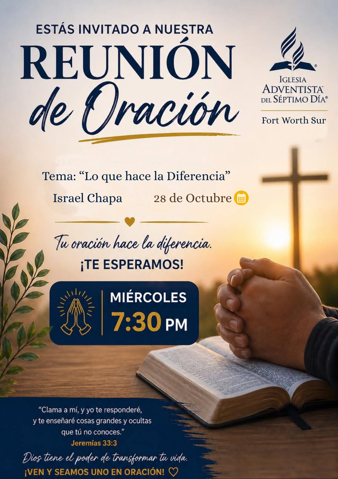 Servicio de Oración